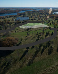 A plot of secluded land in the Lakeview Orono community