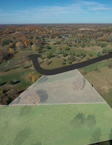 Custom lot for luxury homes in Orono MN