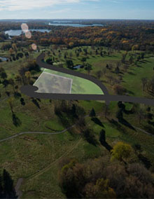 A plot of secluded land in Lakeview Orono