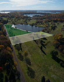 A beautiful plot of land for sale in the Lakeview Orono community
