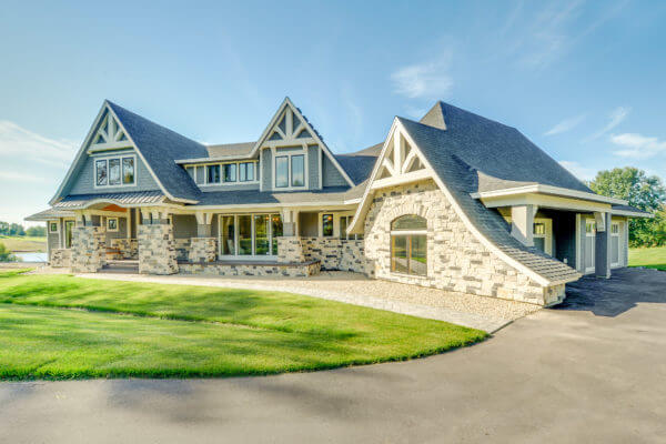A custom luxury home on display in Lakeview Orono